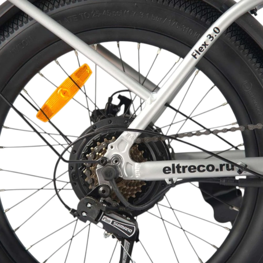 Электровелосипед Eltreco Flex 3.0 Серебристый-матовый 7