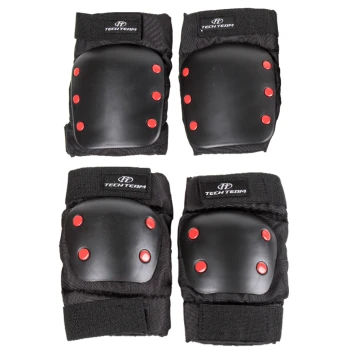 Набор защиты Tech Team Safety Line 1000 черный (РАЗМЕР S)